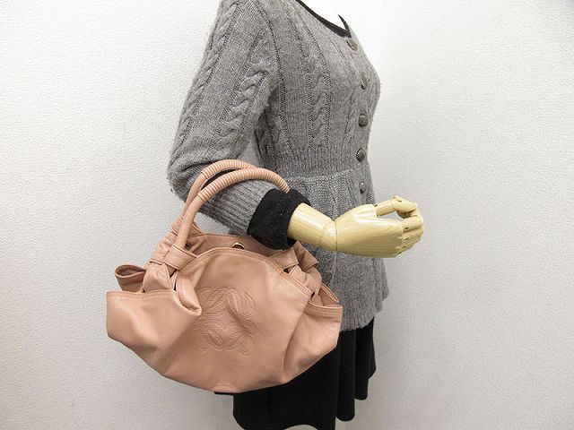 loewe(罗意威)nappa aire手提包粉红色皮革[品牌包] [上一页]