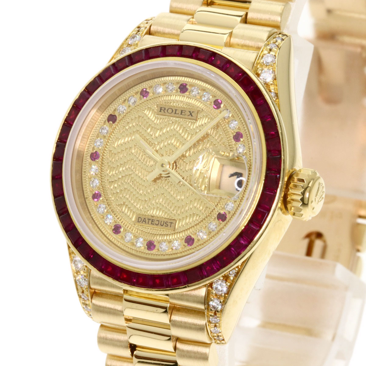 劳力士(rolex)69028ru datejust milliard dial bee bucket ruby