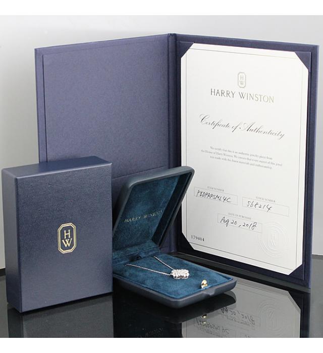 银座店新品harry winston loop·bi harry winston全图案钻石项链