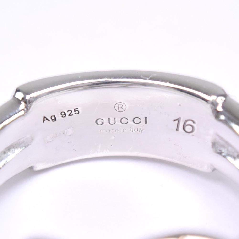 gucci gucci 16尺寸银色925 16号女士戒指·戒指[前]等级