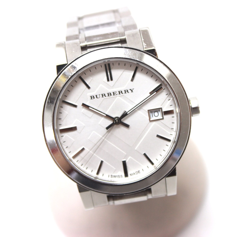 burberry burberry bu9000男士手表clock city date手表ss银色男士
