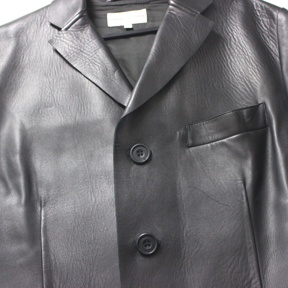 登喜路dunhill夹克外套服装皮革黑色男装