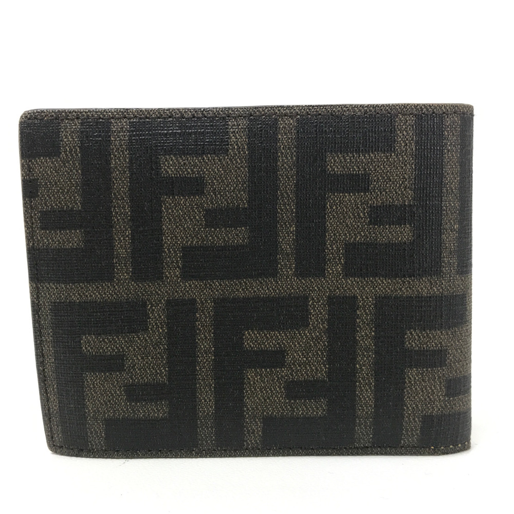 fendi fendi折叠钱包zucca图案ff logo男士女士双折钱包(不含零钱包)
