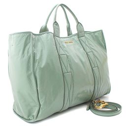 miumiu miu miu 16177 rp0169手拿包亮片银色女士【二手】