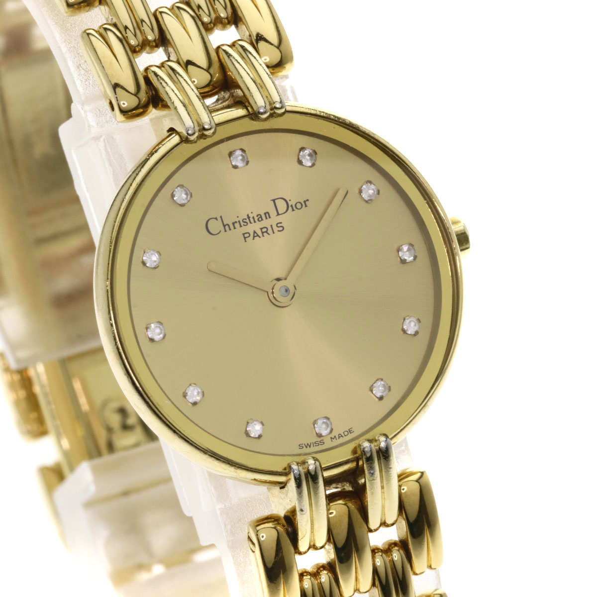 christian dior [迪奥] d44-155 bagira手表镀金 / []