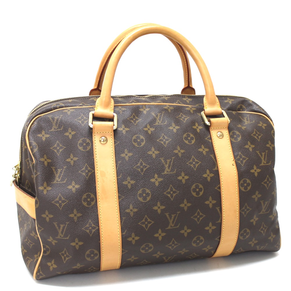 AUTHENTIC LOUIS VUITTON Monogram Carryall Hand Bag Duffle Bag M40074 | eBay