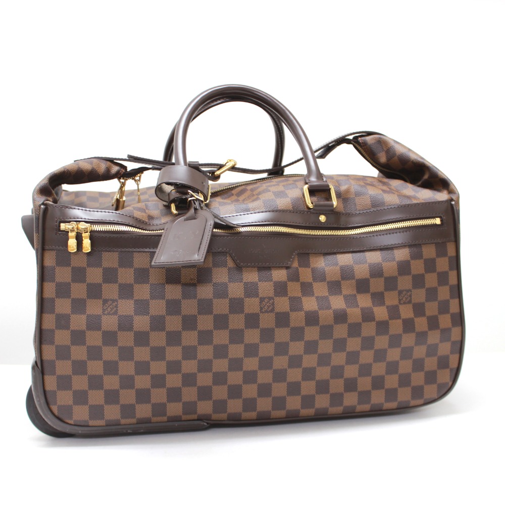 AUTHENTIC LOUIS VUITTON Damier Eole 50 Luggage Duffle Bag N23205 | eBay