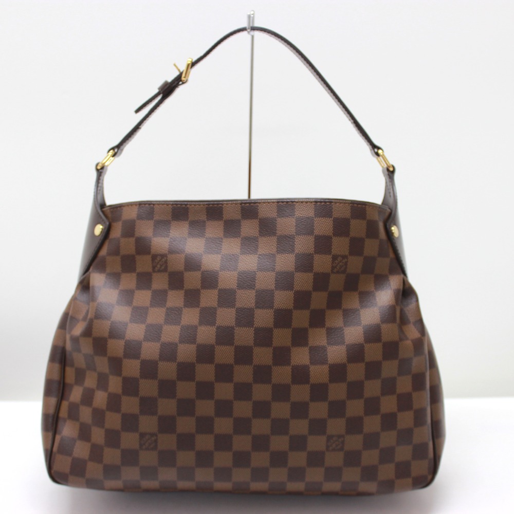 AUTHENTIC LOUIS VUITTON Damier Reggia Shoulder Bag N63542 | eBay