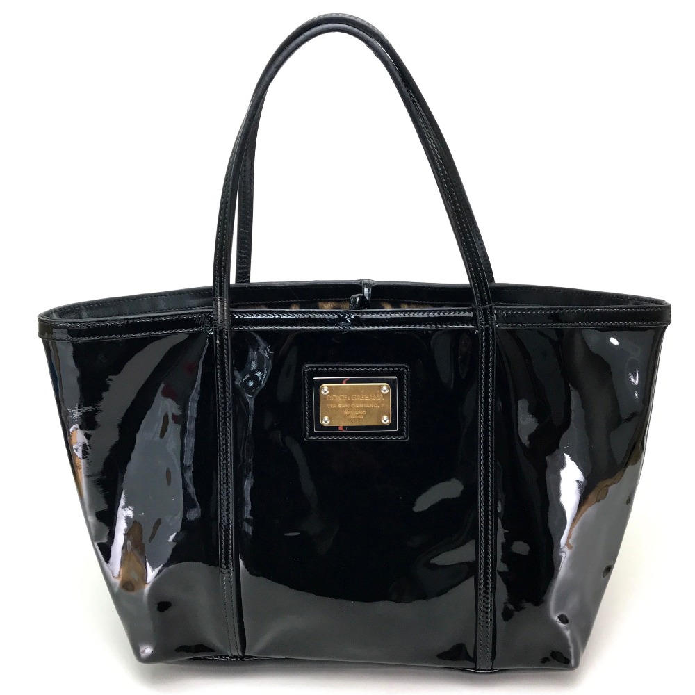 Dolce And Gabbana Patent Tote Bag authentic dolce gabbana patent leather logo plate tote bag Dolce And Gabbana Patent Tote Bag authentic dolce gabbana patent leather logo plate tote bag