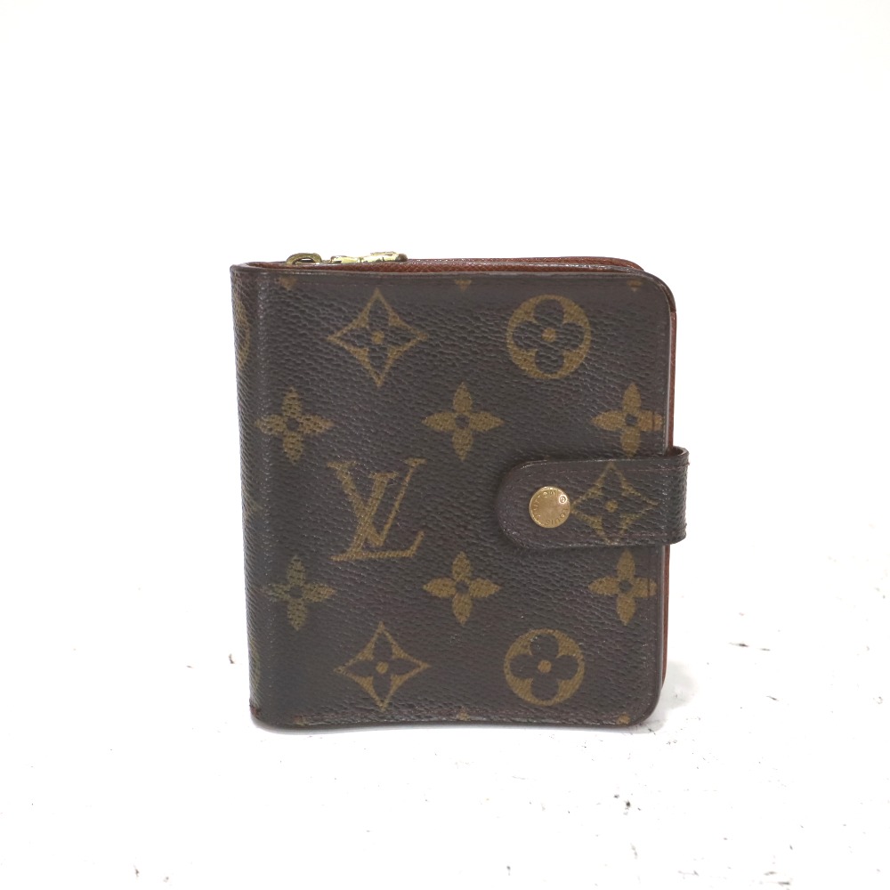 LOUIS VUITTON Monogram Compact zip M61667 wallet | eBay