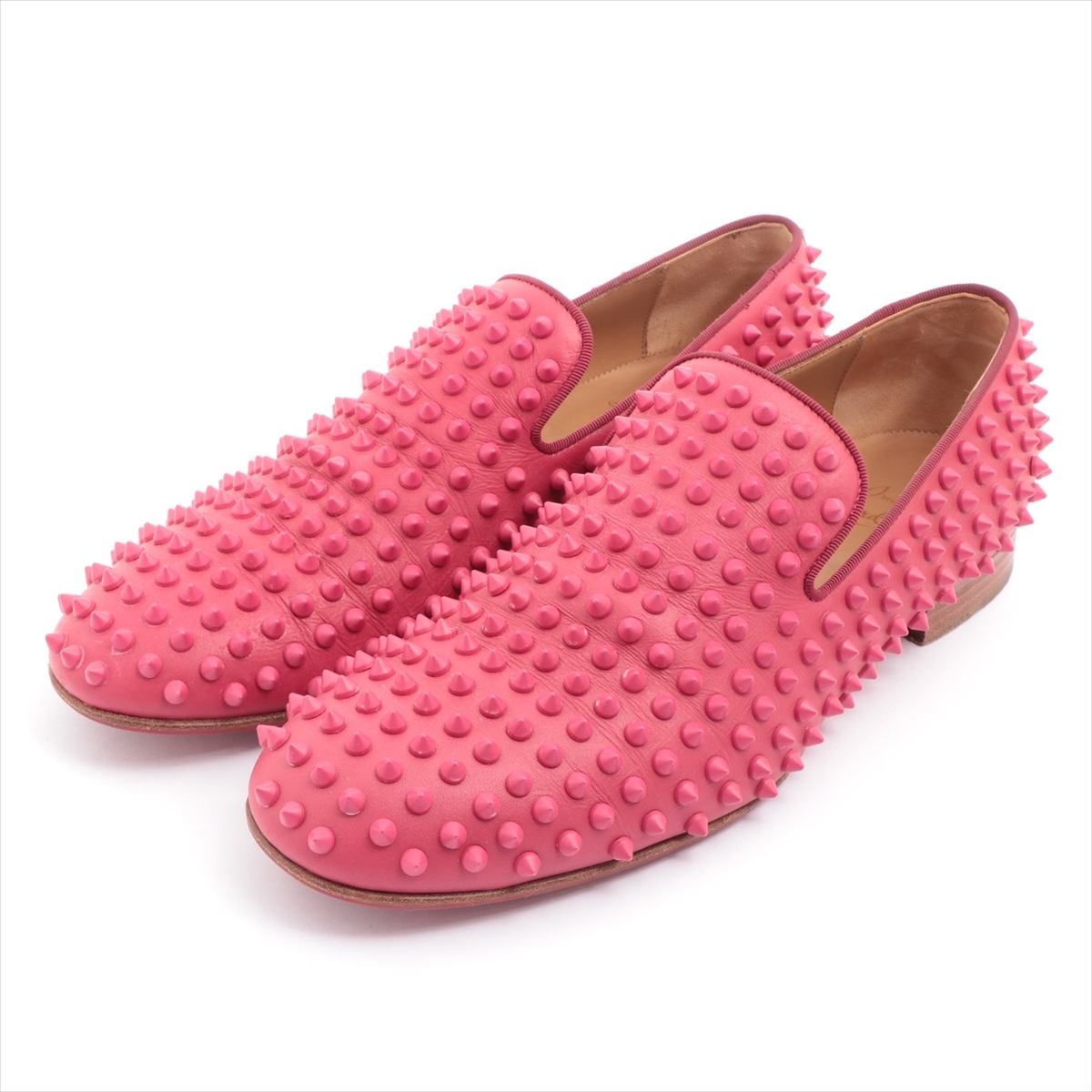 pink loafers mens with spikes
