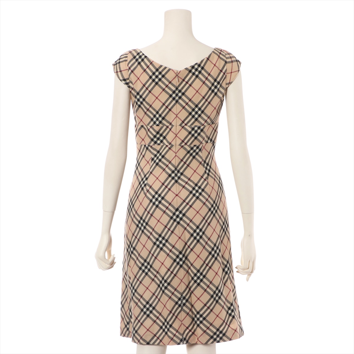 Burberry Blue Label Wool x Polyester Knit Dress 36 Ladies Beige | eBay