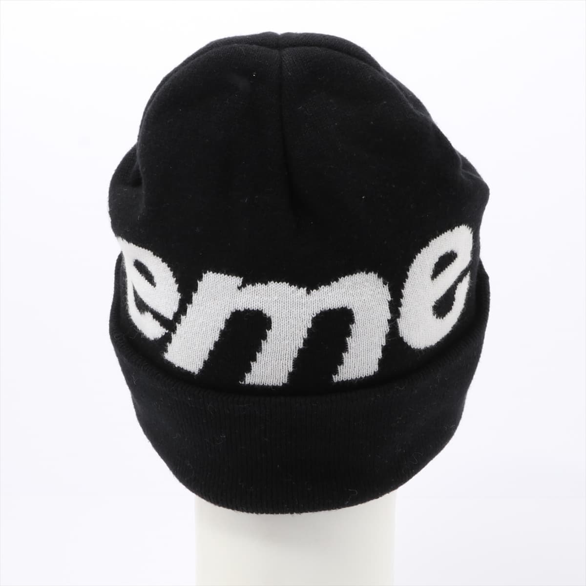 Supreme knit cap acrylic black eBay