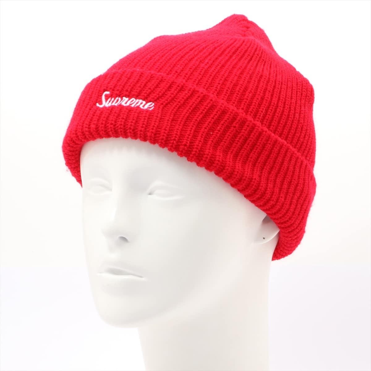 Supreme knit hat acrylic red eBay