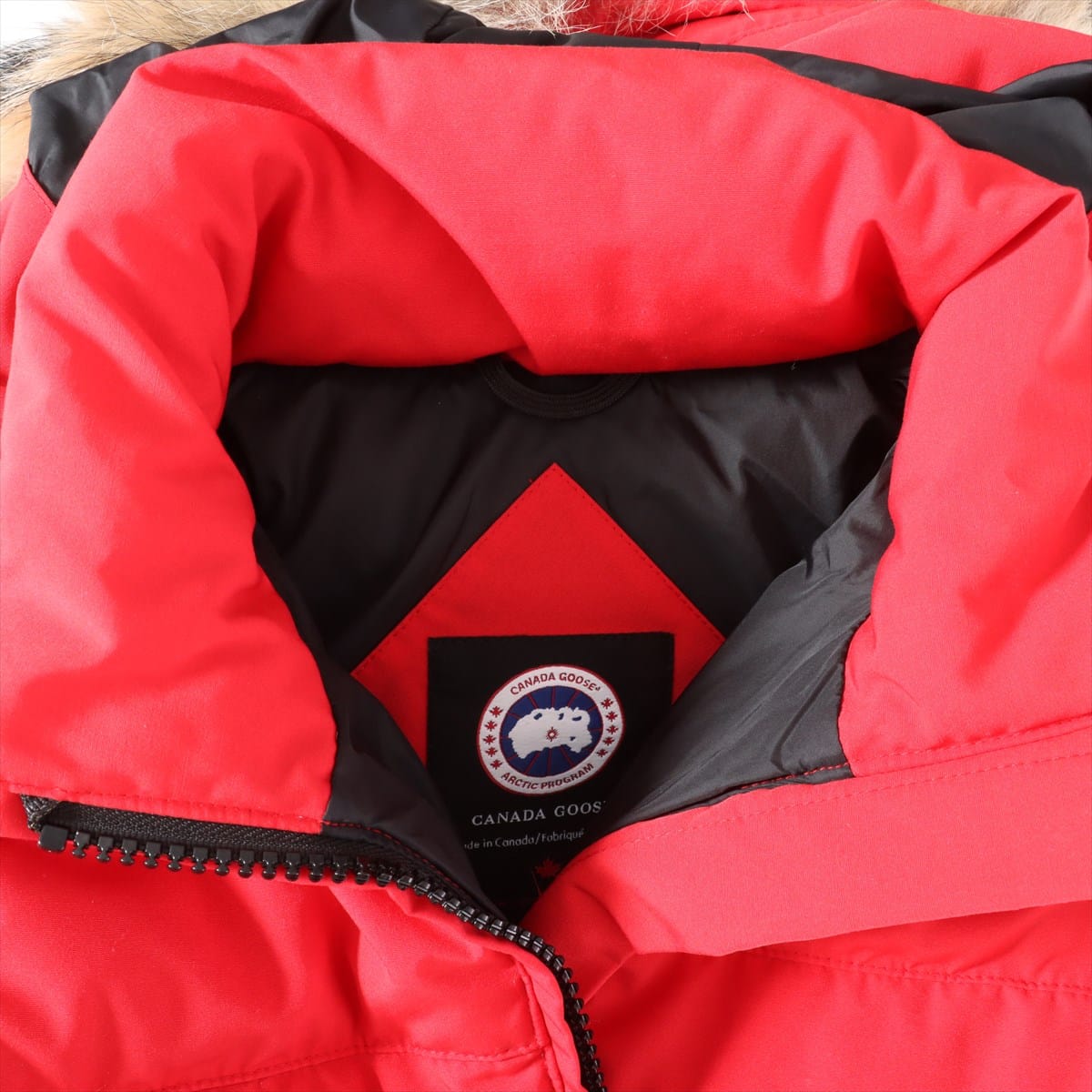 Canada Goose SOLARIS Cotton x Polyester Down Jacket XS Ladies Red 3034L ...