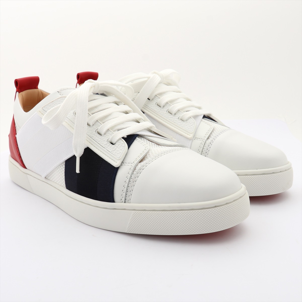 christian louboutin men's white sneakers
