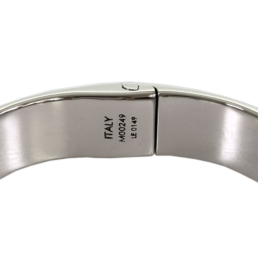 LOUIS VUITTON Monogram cuff Nanogram S size metal Bracelet from Japan | eBay
