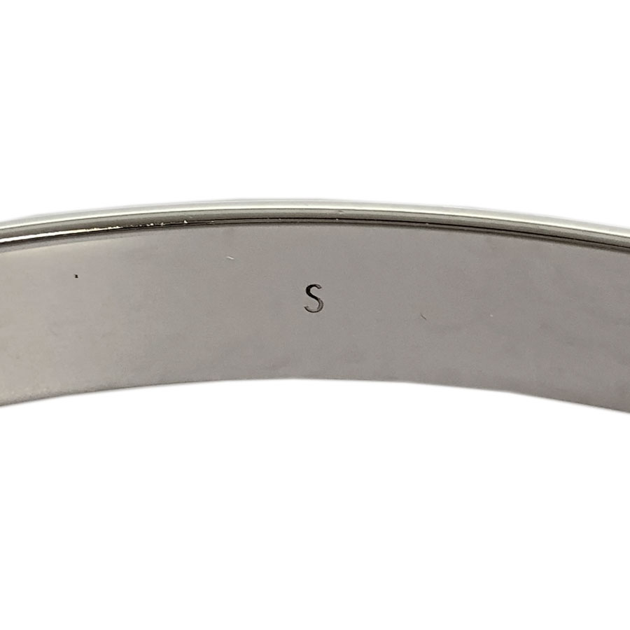 LOUIS VUITTON Monogram cuff Nanogram S size metal Bracelet from Japan | eBay