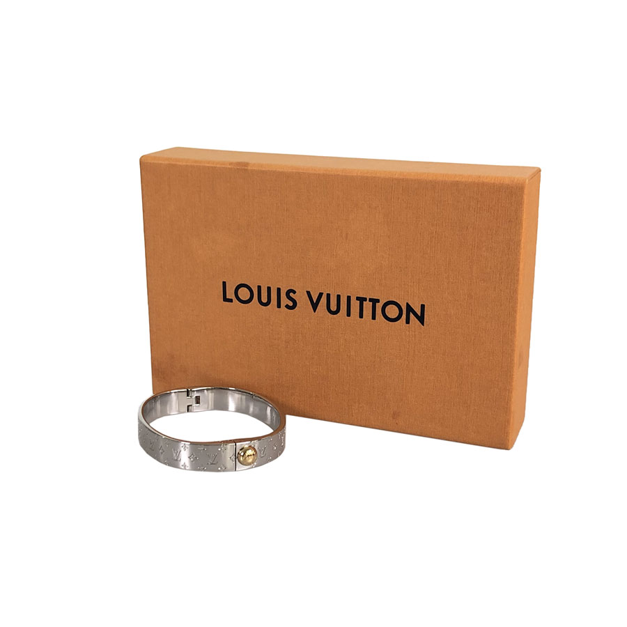 Shop Louis Vuitton Monogram Infini Nanogram Cuff (M00254, M00250