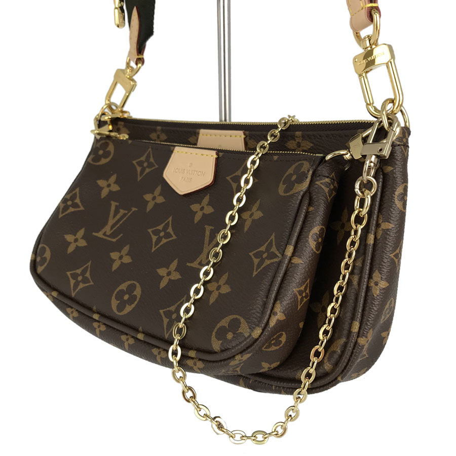 Louis Vuitton M44813 Multi Pochette Accessoires Crossbody Bag Khaki