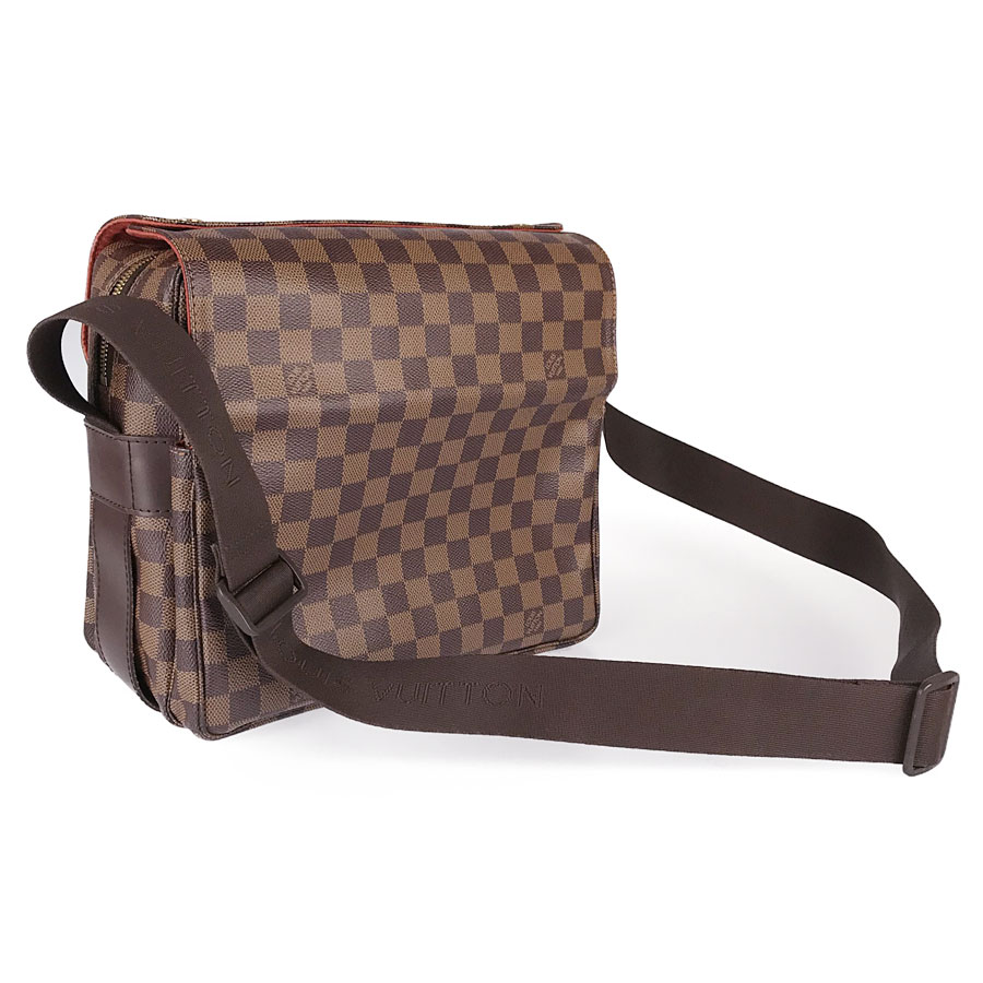 LOUIS VUITTON Damier Naviglio N45255 Ebene PVC Men's Shoulder Bag from ...