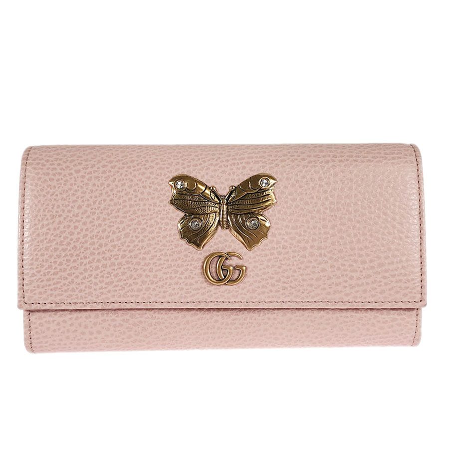 GUCCI Butterfly Continental Wallet Bifoldpurse 499359 ...