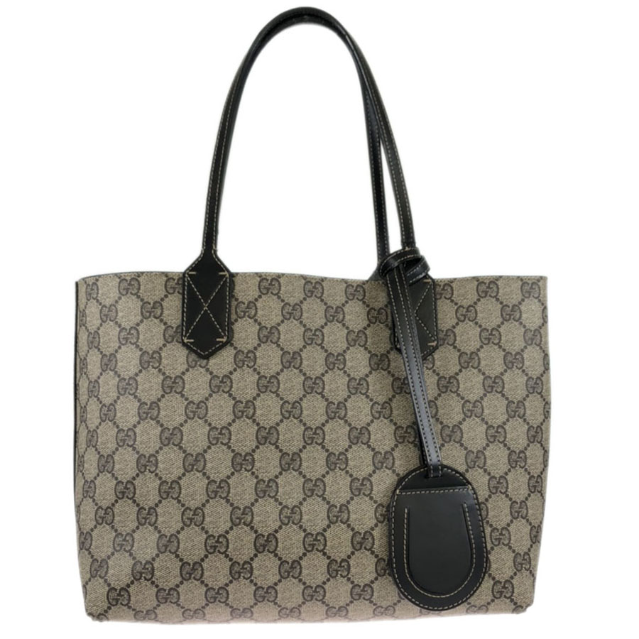 gucci small turnaround reversible leather tote