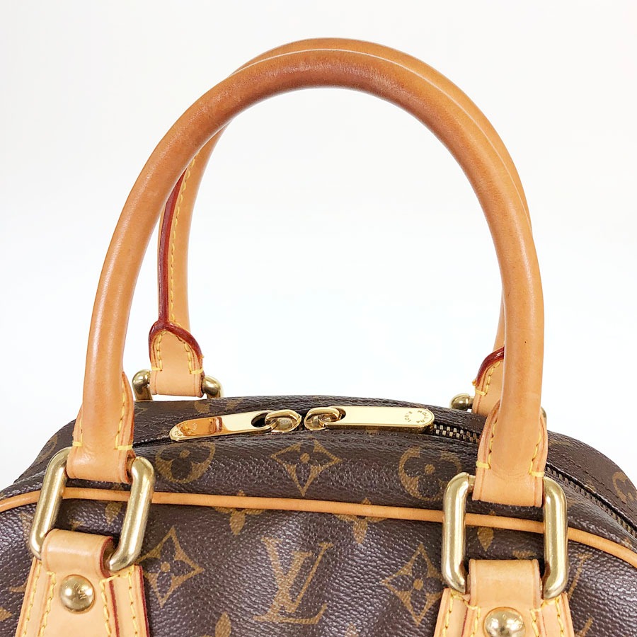 LOUIS VUITTON Monogram Manhattan PM M40026 PVC Women&#39;s handbag from Japan | eBay