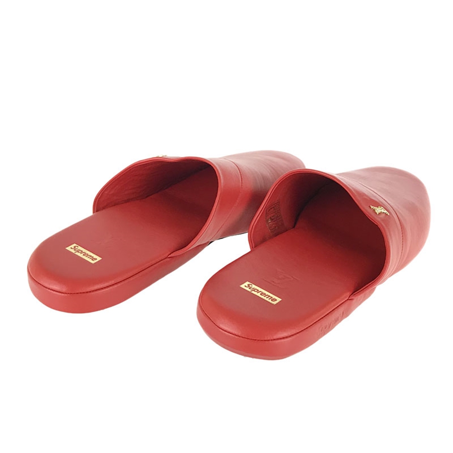 louis vuitton supreme flip flops