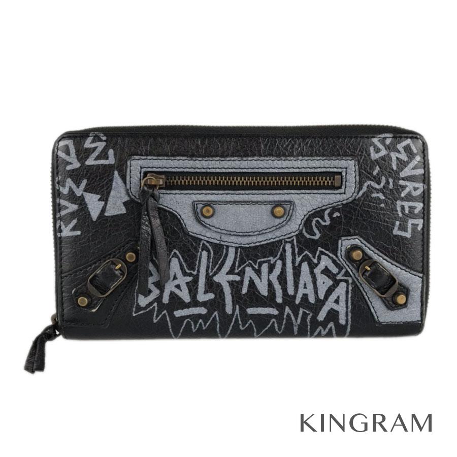 balenciaga wallet graffiti