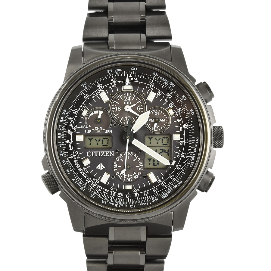 CITIZEN Promaster SKY series JY8025-59E Solar Powered Quartz Radio ...