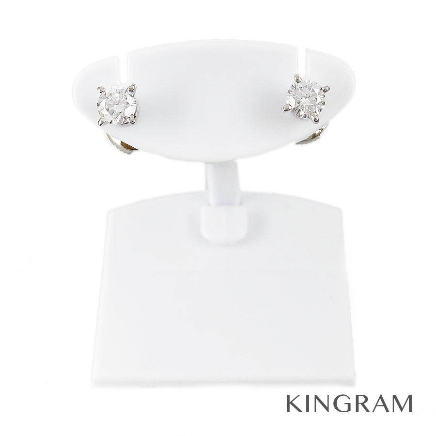 cartier 1895 diamond stud earrings