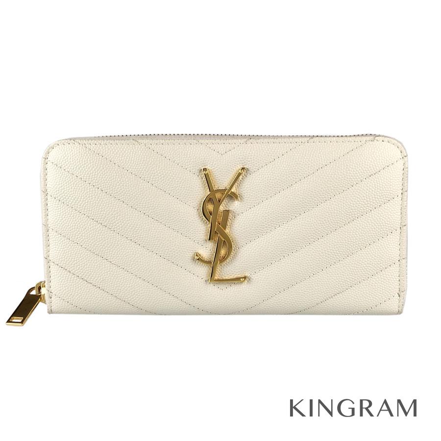 ysl gold purse