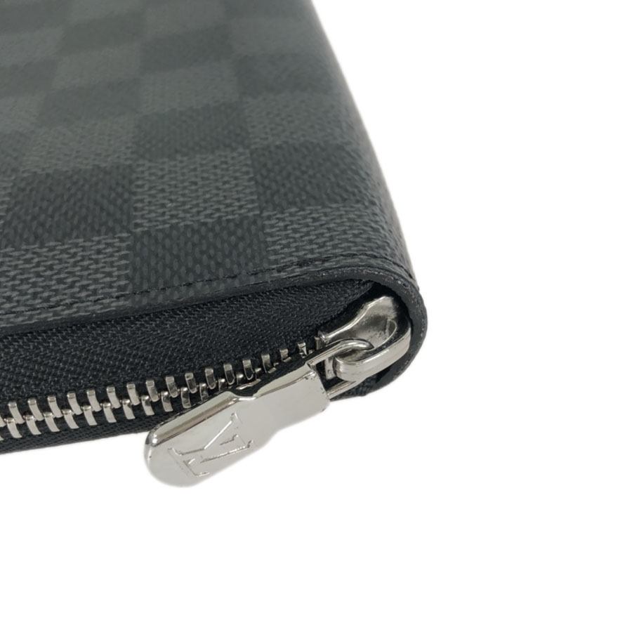 Louis Vuitton Compact Zippy Wallet Damier Graphite Black/Grey in Canvas  with Silver-tone - JP