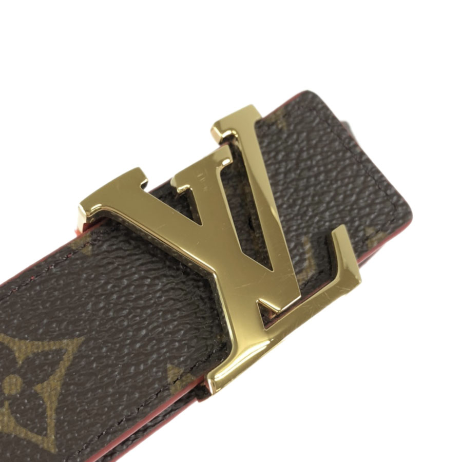 Louis Vuitton Blue Taurillon Leather LV Initiales Belt 90 CM at 1stDibs