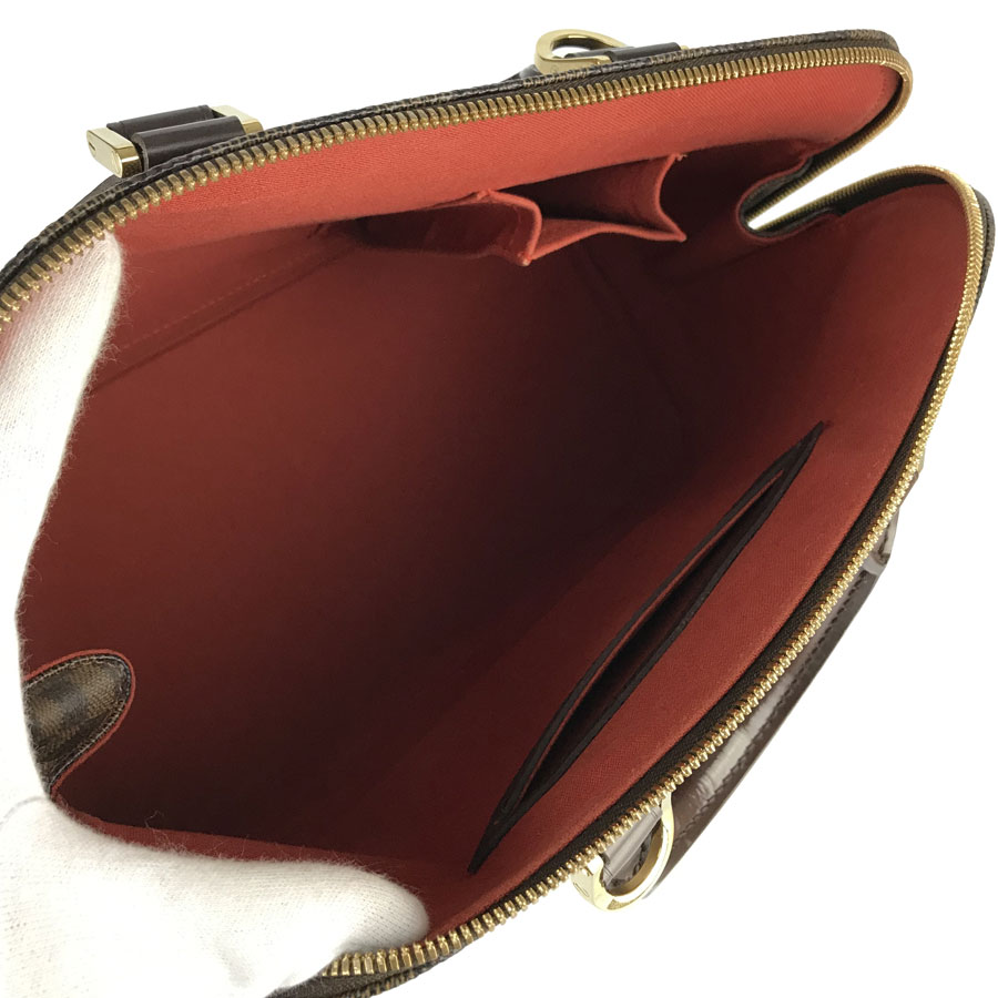 LOUIS VUITTON Damier Alma FL0055 N51131 Ebene Women&#39;s handbag from Japan | eBay