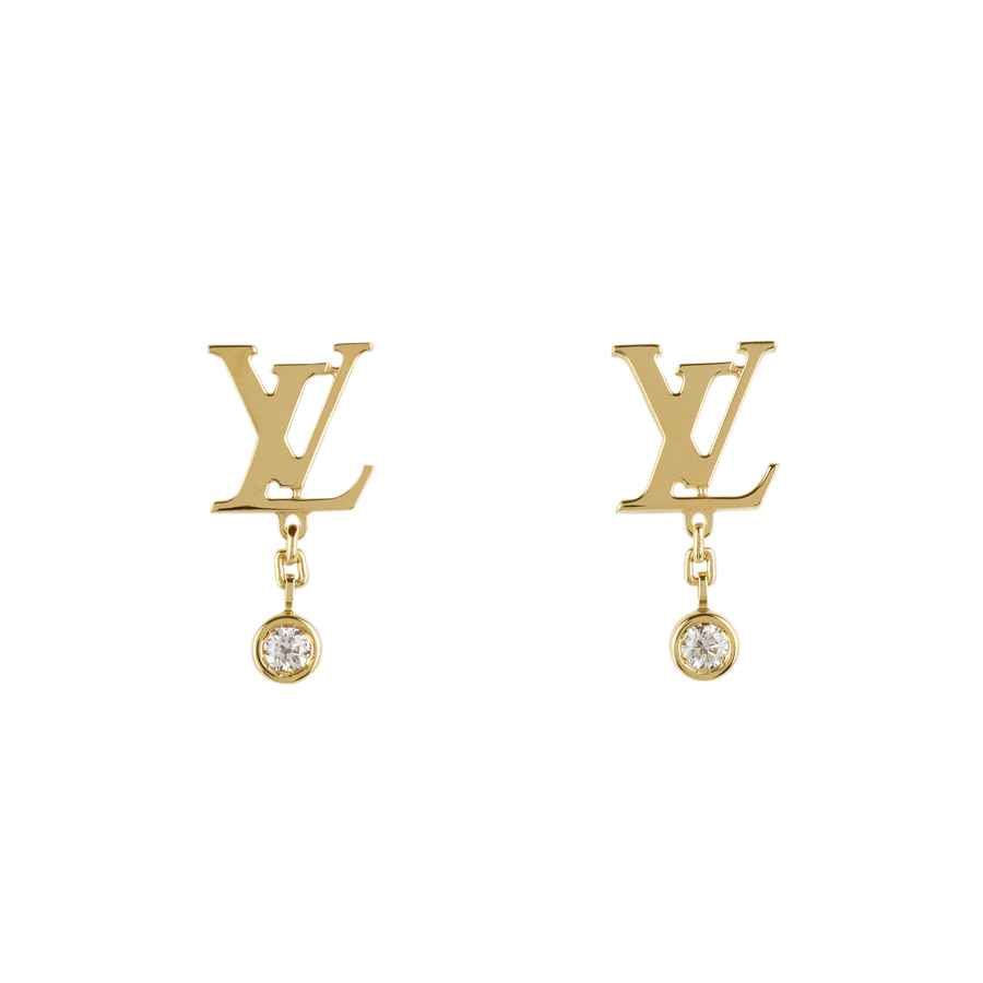 LOUIS VUITTON 18K Yellow Gold 750 Diamond Pythi Deal Blossom LV Cleaned ...