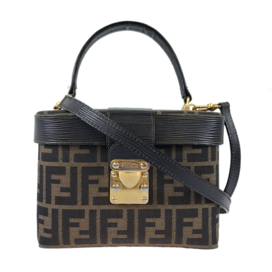 fendi zucca vanity bag