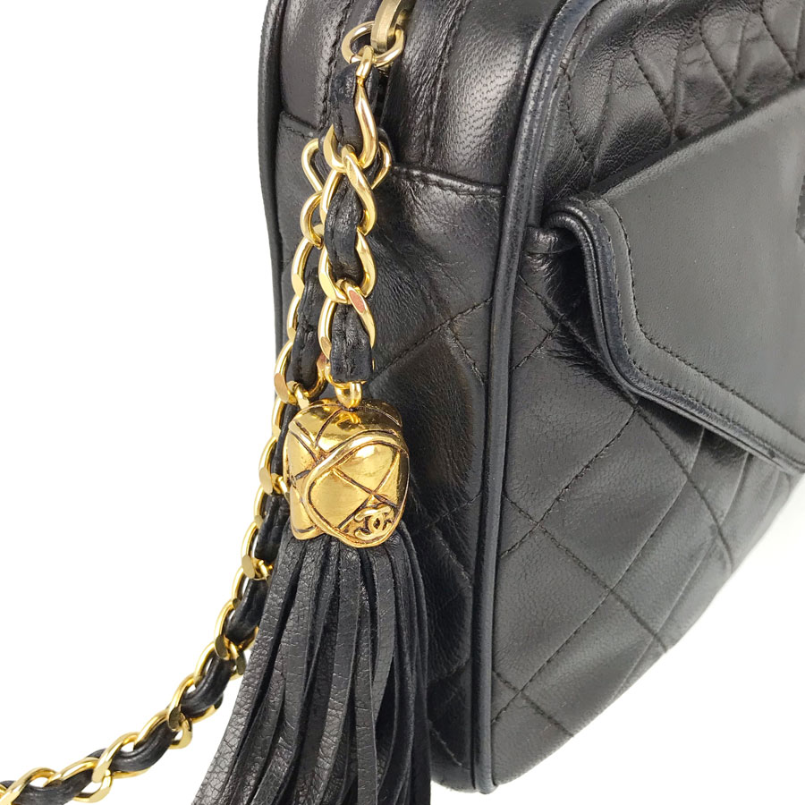 CHANEL COCO Mark Fringe Tassel ChainShoulder Bag Vintage Shoulder Bag from Japan | eBay