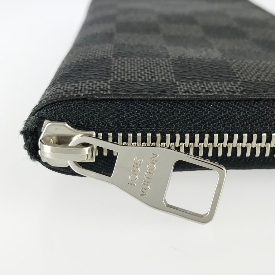 LOUIS VUITTON Damier Graphite Zippy Wallet Vertical N63095 Wallet from Japan | eBay