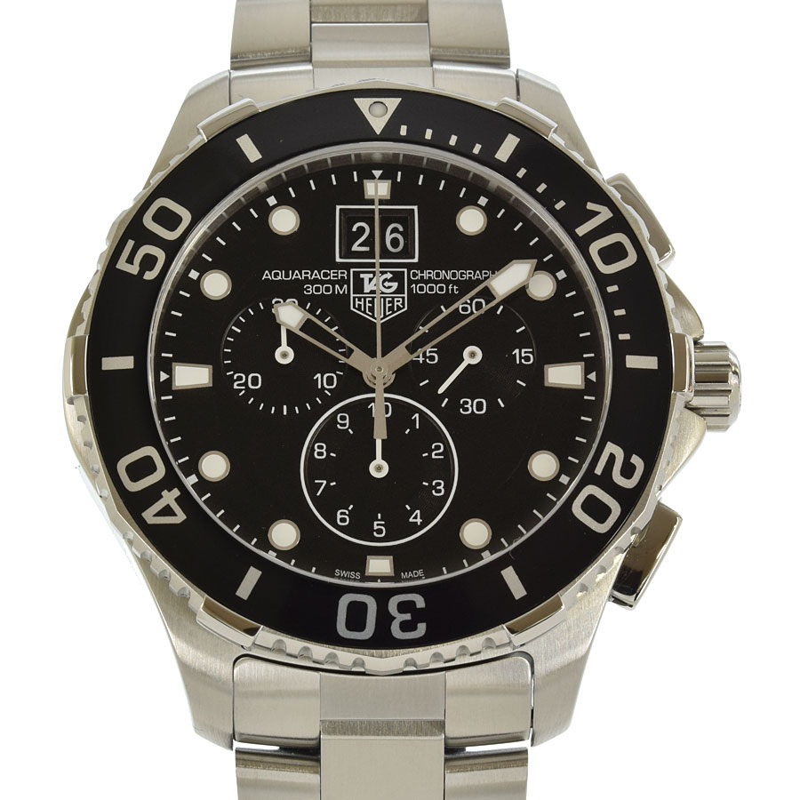 TAG HEUER CAN1010 Aqua Racer Battery Replaced Exterior Finished Watch