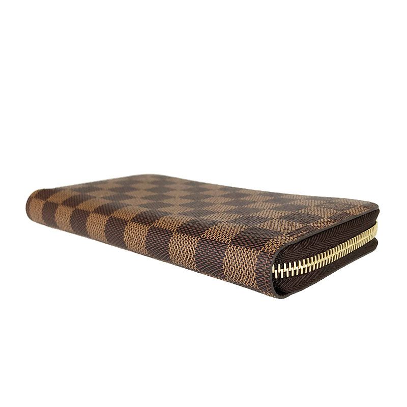 Louis Vuitton LOUIS VUITTON Damier Zippy Round Long Wallet Ebene N41661