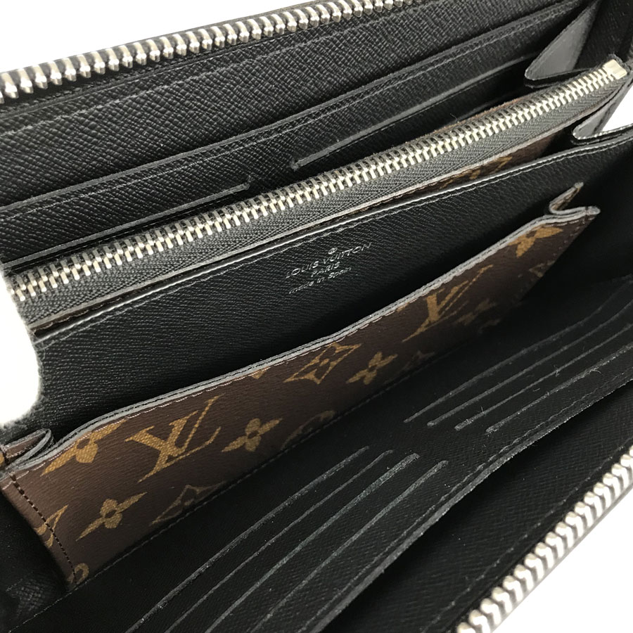 LOUIS VUITTON Monogram Macassar Zippy XL Zip Around M61506 Wallet from Japan | eBay