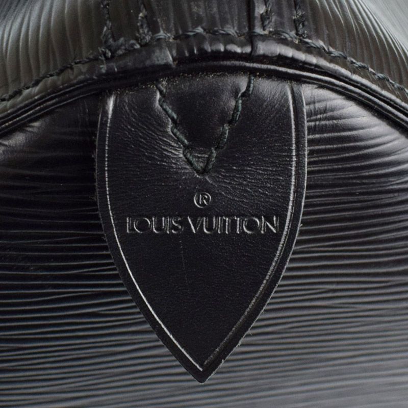 LOUIS VUITTON Epi speedy 35 M42992 Black / Noir leather Men&#39;s Boston bag... | eBay