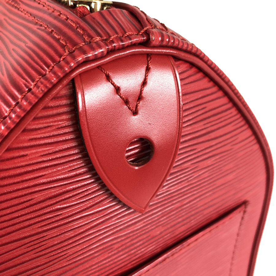 LOUIS VUITTON Epi speedy 25 M43017 Castilian red leather handbag from Japan | eBay