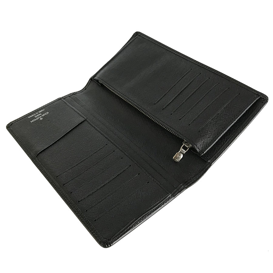 Louis Vuitton Portefeuille Brazza, Epi, Textured Leather M60622 Bifold Black