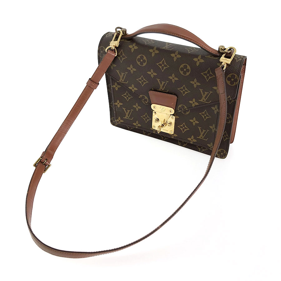 LOUIS VUITTON Monogram Monceau M51187 Men&#39;s clutch bag business bag from Japan | eBay