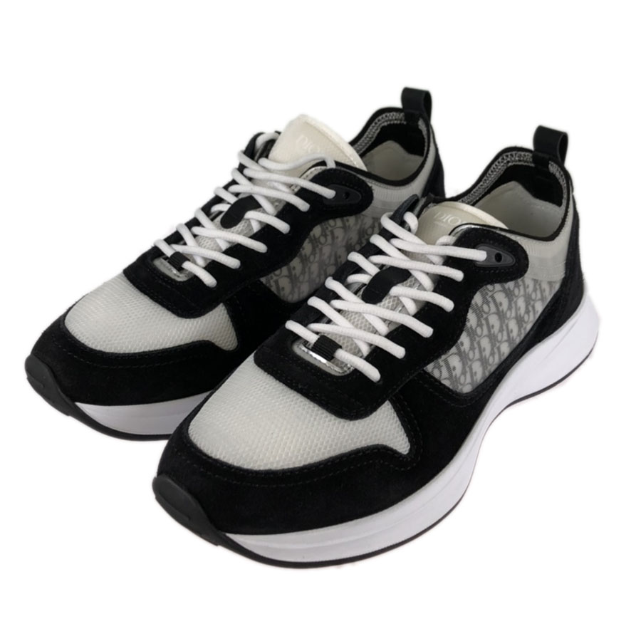 Dior B25 RUNNER OBLIQUE runner sneakers 3SN259YUH H960 black sneakers ...