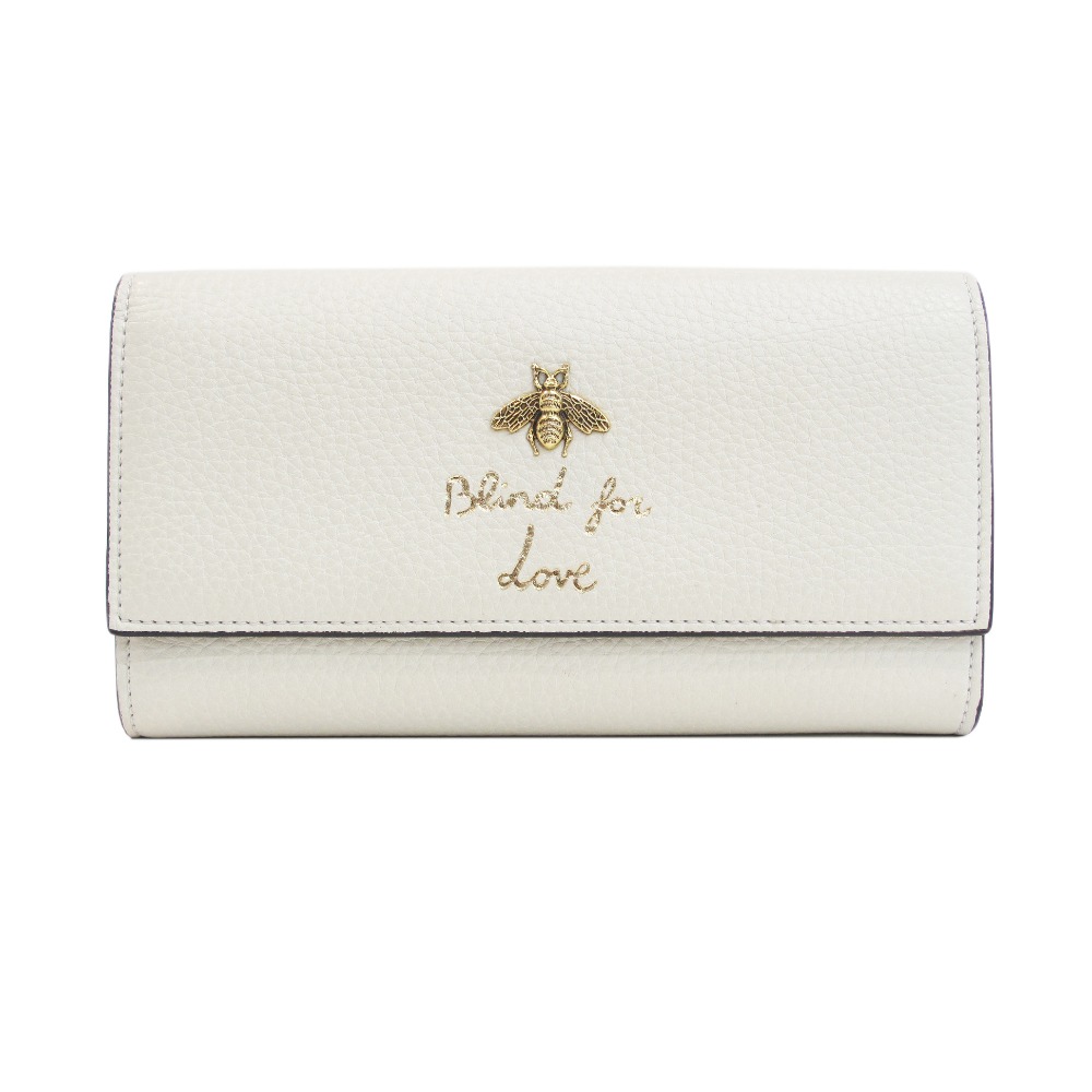 新同 Gucci グッチ 長財布 アニマリエ コンチネンタルウォレット アイボリー ゴールド レザー 蜂 メタルビー アレッサンドロ ミケーレ ー ブラモ 欲しいブランド品がすぐ見つかる ネット通販サイト