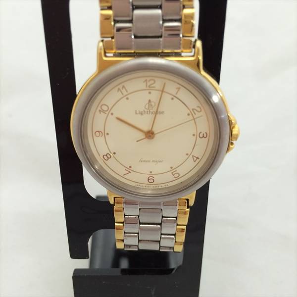 Citizen シチズン ライトハウス コンビ ホワイト クォーツ 中古 腕時計 All Shop ー ブラモ 欲しいブランド品がすぐ見つかる ネット通販サイト